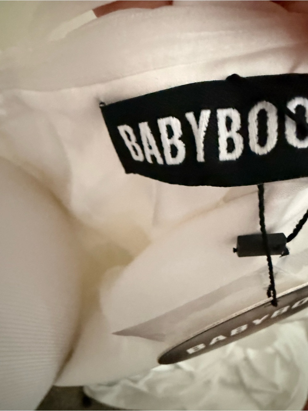 NWT Babyboo Kensington Satin Bridal Maxi Long Dress Ivory Dress Size Women’s M - Picture 6 of 7